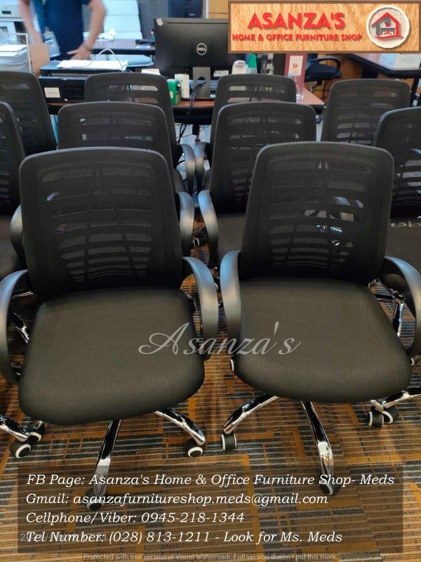 OFFICE CHAIRS | MESH & HIGH BACK W/HEADREST (Category: Other Home Furniture) located in Quezon City. Submitted by asanzameds.1995 (Listing ID 1461808150, Image 2). Description: **OFFICE CHAIRS | PROOF OF PURCHASE ✨ ASANZA'S HOME & OFFICE FURNITURE SHOP 🛒 🛠️🛠️𝑶𝒖𝒓 𝑺𝒆𝒓𝒗𝒊𝒄𝒆𝒔🛠️🛠️ 🔥𝑭𝒓𝒆𝒆 𝑰𝒏𝒔𝒕𝒂𝒍𝒍𝒂𝒕𝒊𝒐𝒏 🔥𝑭𝒂𝒔𝒕 𝑷𝒓𝒐𝒅𝒖𝒄𝒕𝒊𝒐𝒏 𝒂𝒏𝒅 𝒔𝒉𝒐𝒓𝒕 𝒍𝒆𝒂𝒅 𝒕𝒊𝒎𝒆 𝒕𝒐 𝒓𝒆𝒂𝒄𝒉 𝒚𝒐𝒖𝒓 𝒕𝒂𝒓𝒈𝒆𝒕 𝒔𝒄𝒉𝒆𝒅𝒖𝒍𝒆