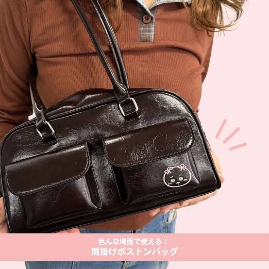Official Chiikawa Boston Bag (Category: Shoulder Bags) located in Mandaluyong City. Submitted by myeonii.e (Listing ID 1461871161, Image 2). Description: Official Chiikawa Boston Bag, bought from Mercari Japan. Brand new never used. This item is a bit hard to find 🙇 RFS: Was sent the wrong variation (was supposed to be Momonga). Item for pre-order as I’m still waiting to receive it in PH! Received by my JP Proxy already, price is also negotiable