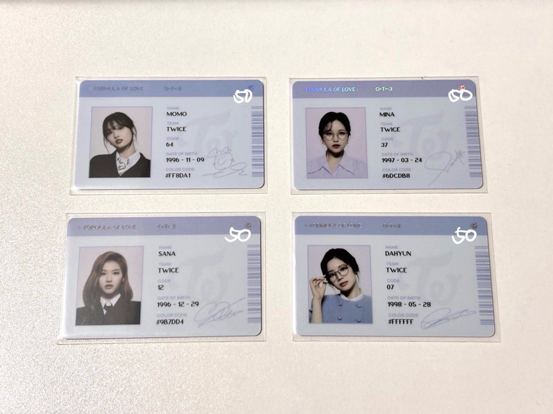 Official TWICE Photocards (2)💗🍭 (Category: K-Wave Merchandise) located in Manila. Submitted by ramzieee (Listing ID 1461992501, Image 3). Description: WTS / LFB 💖 Official TWICE Photocards 🍭 Price: ₱100 – ₱120 each (Minimum of 3 PCs per order/checkout) 🏷️ 📦 RFS: Decluttering / downsizing collection ✨ Condition: 9/10 to 10/10 (little to no dents/scratches; clean edges) 📹 Condition videos/photos can be sent before packing upon request 🚚 Mee