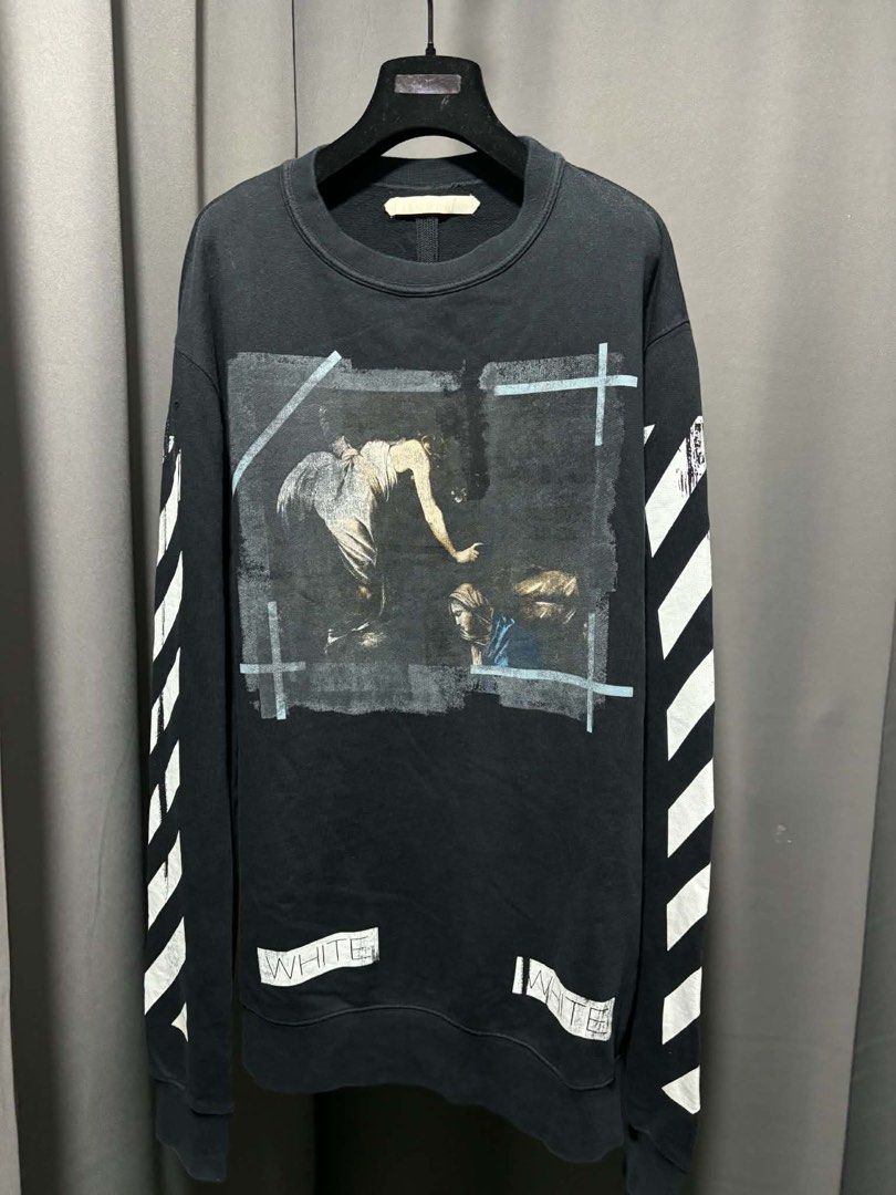 Offwhite carravagio (Category: Activewear) located in Baguio. Submitted by picksby_mik (Listing ID 1461990273, Image 1). Description: M on tag Fit l-xl no issue 3500.