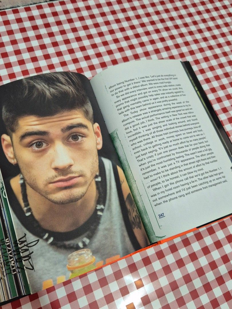 One Direction Who We Are Book Autobiography (Category: Storybooks) located in Manila. Submitted by studiothrifty (Listing ID 1461873595, Image 3). Description: - Official One Direction book: 'Who We Are' - Features exclusive photos and stories from the band - A must-have collectible for any Directioner - barely used, high quality pages, no writings/marks - original price: 995, selling for less - RFS: need funds for medicine 🥲.