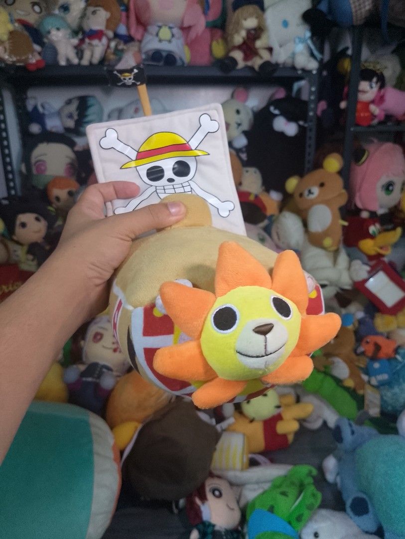 One Piece Thousand Sunny Plush (Category: Plushies & Soft Toys) located in Lingayen. Submitted by vargasjer57073 (Listing ID 1461802602, Image 1). Description: - One Piece Thousand Sunny plush - Soft and cuddly material - Features iconic ship design - Perfect for collectors and fans of all ages - Great display or play item.