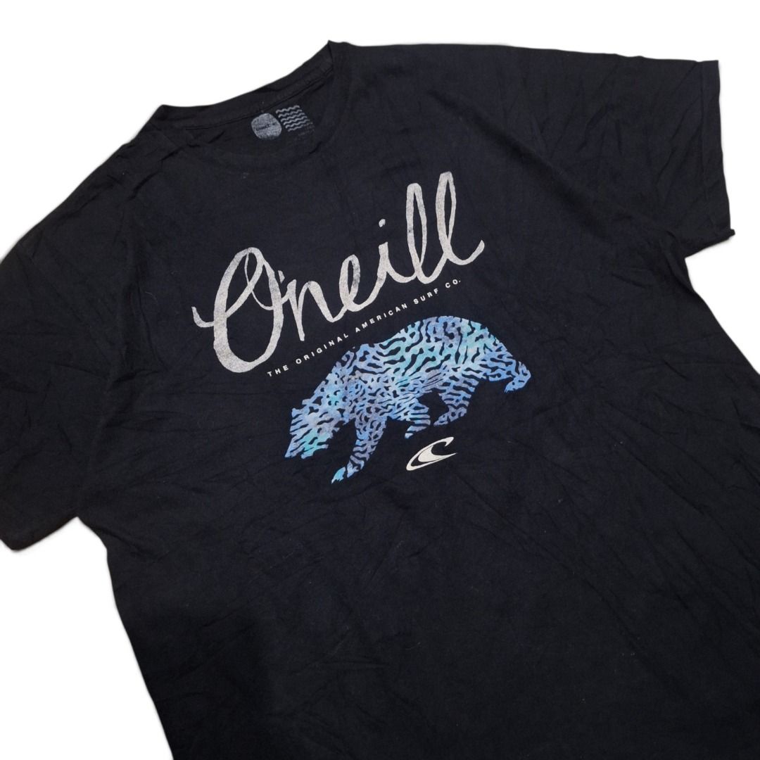Oneill Tshirt (Category: Tshirts & Polo Shirts ) located in Calatrava. Submitted by freecyclethreads (Listing ID 1461984194, Image 2). Description: Very Good Condition Fade ang underneck tag Size Large Length - 29 Width - 23 Mine: 280 + Shipping fee.