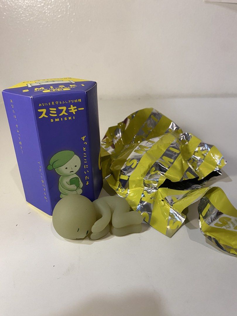 OPENED SMISKIS w/ Box and Foil (Category: Designer & Blind Box Toys) located in Quezon City. Submitted by pixavix (Listing ID 1461860501, Image 3). Description: Bawal Sensi! - Buy 2 for free shipping - OPENED BOX & FOIL - Authentic Popmart.