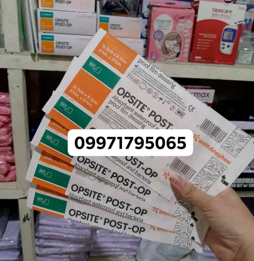 Opsite post-op📌 (Category: Medical Supplies & Tools) located in Manila. Submitted by jecelj_295c8a (Listing ID 1462027074, Image 1). Description: Available All size Waterproof COD via lalamove.