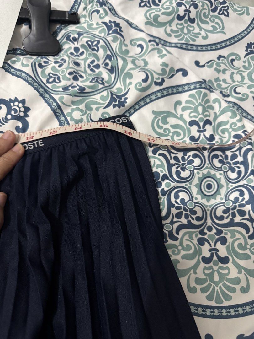 Original Lacoste Pleated Skirt (Category: Announcements) located in Quezon City. Submitted by branded_jo (Listing ID 1461854371, Image 3). Description: Original Lacoste Pleated Skirt Brand new with tag and paper bag Large on tag Color Navy blue Super in actual Bought in US Lalamove ready.