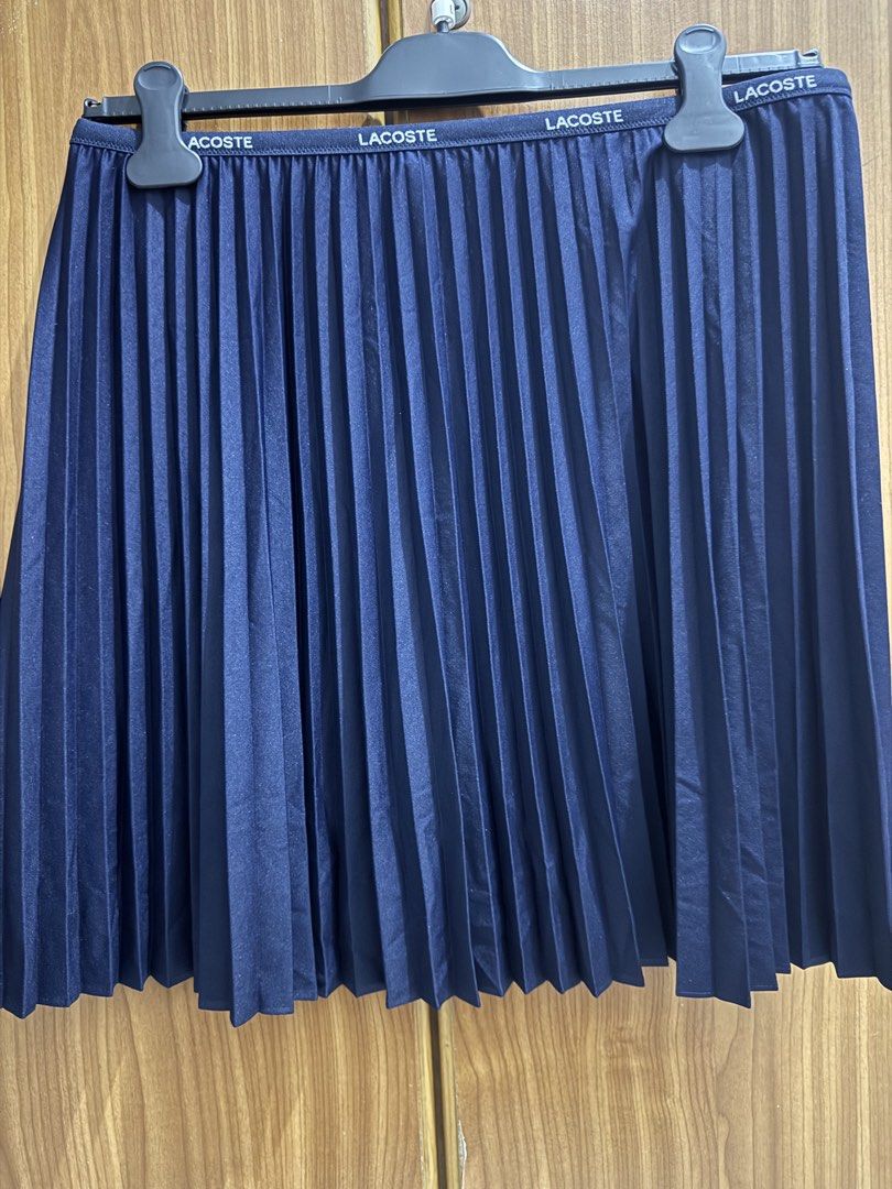 Original Lacoste Pleated Skirt (Category: Announcements) located in Quezon City. Submitted by branded_jo (Listing ID 1461854371, Image 2). Description: Original Lacoste Pleated Skirt Brand new with tag and paper bag Large on tag Color Navy blue Super in actual Bought in US Lalamove ready.