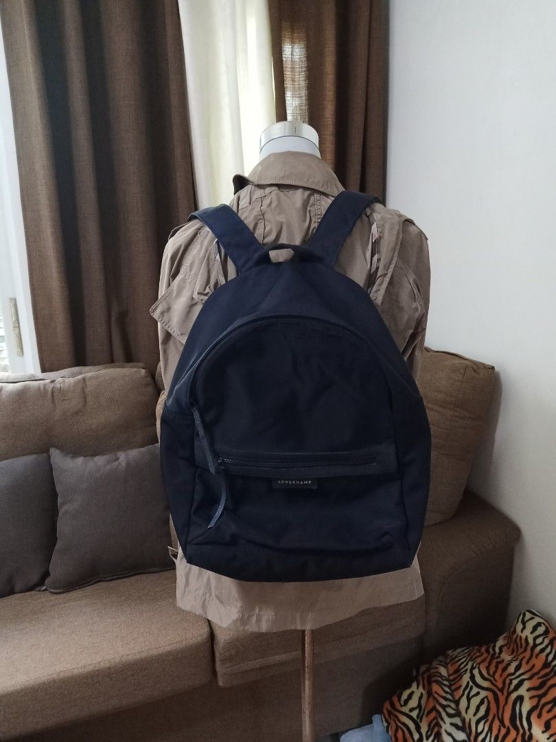 Original longchamp backpack (Category: Backpacks) located in Binmaley. Submitted by fashionluxury058 (Listing ID 1461814551, Image 3). Description: original longchamp backpack in good condition size: medium unisex color blue.