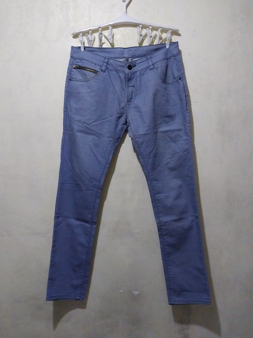 Oxygen denim blue pants (Category: Jeans) located in Manila. Submitted by PrinceDani.Clothing (Listing ID 1461853004, Image 1). Description: oxygen denim blue pants size 34in waist 42in length excellent condition .