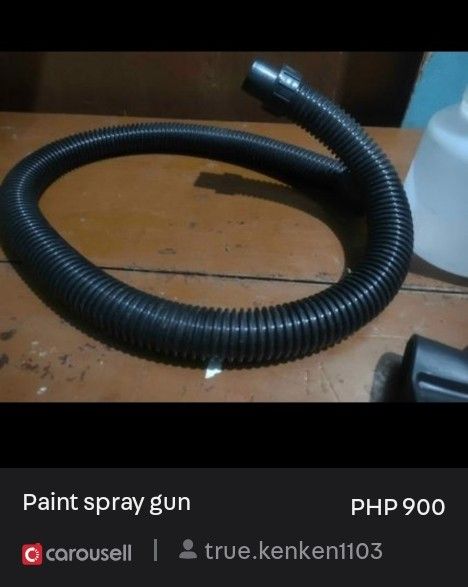 Paint spray gun (Category: Industrial Equipment) located in Quezon City. Submitted by true.kenken1103 (Listing ID 1461979207, Image 3). Description: paint spray gun unused and stocked in the storage nego pa po.
