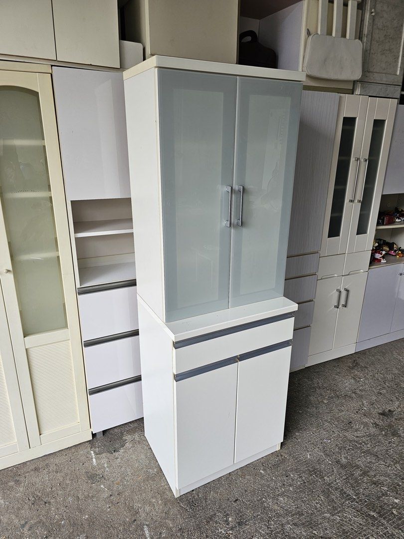 Pantry Cabinet (Glossy) (Category: Shelves, Cabinets & Racks) located in Quezon City. Submitted by ledamadel (Listing ID 1462021496, Image 3). Description: Pantry Cabinet (Glossy) ✔L-24 H-70 W-18 inches 📏 ✔️4 Doors,4 Shelfs & 1 Drawer 🗄 ✔️Compress and Mdf Back! 💢 ✔Scratches As-is! 👌 Location: 40 Aplaya Napocor Vill. Tandang Sora Quezon City. For inquiry please Pm us or Call. 09066885859 Please like our page thanks! 👇👇👇👇 KMA O’shop #japans