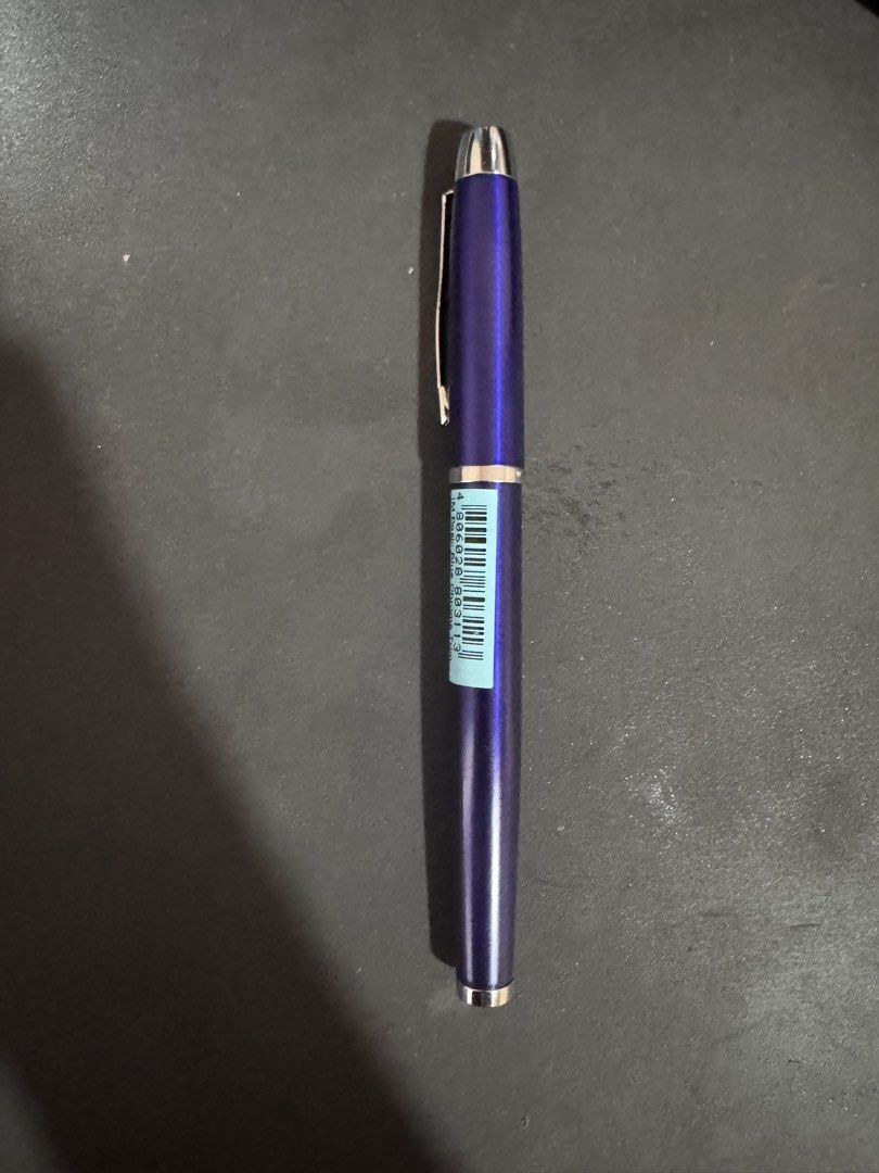 Parker IM Blue Chrome Trim Rollerball Pen (Category: Stationery & School Supplies) located in Taguig. Submitted by noblemountain_168dd6 (Listing ID 1461896734, Image 2). Description: Parker IM Blue Chrome Trim Rollerball Pen - Pen Color: Deep Blue - Included Ink: Black Gel - Condition: Barely used - Packaging: Comes in original Parker box with free engraving - Current SRP: ₱2800 - Selling it only for ₱2200 Price is negotiable .