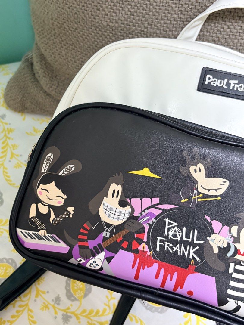Paul Frank Backpack (Category: Shoulder Bags) located in Guiguinto. Submitted by octowbr (Listing ID 1461826609, Image 2). Description: rfs: decluttering no issues! all zippers working :) used only twice.