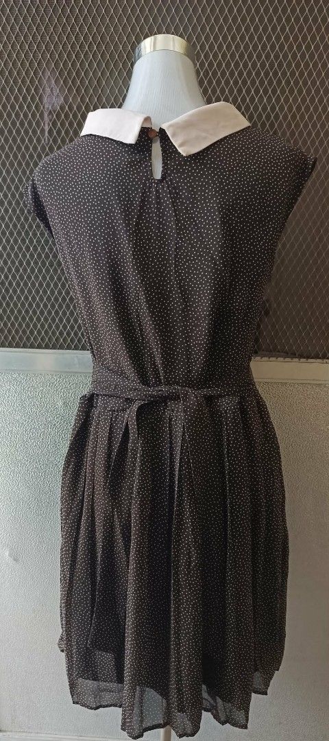 Persodea Polka Dot Dress with Peter Pan Collar (Category: Dresses) located in Cebu City. Submitted by violacloset (Listing ID 1461943861, Image 3). Description: Measurements: length: 36 1/2 in bust: 18 in waist: 19 in .