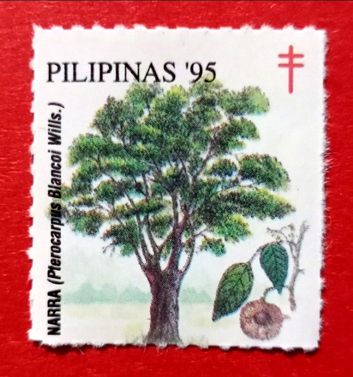 Philippine Tuberculosis Society Stamp "Narra" 1995 (Category: Stamps & Prints) located in San Pedro. Submitted by redphoenix621 (Listing ID 1461965397, Image 1). Description: Philippine Tuberculosis Society Stamp "Narra" 1995 PRICE: 10 Pesos... 3 pieces available... DESCRIPTION: Mint condition. Expect possible stains on the stamp... Items can be shipped via LBC (add 150PHP shipping fee) or meetup in San Pedro, Laguna. Payment can be sent via Pala
