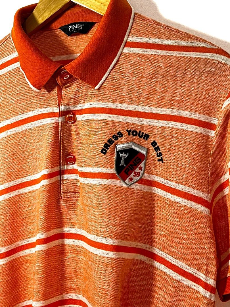 Ping Orange Golf Shirt (Category: Tshirts & Polo Shirts ) located in Quezon City. Submitted by phillystuff (Listing ID 1461848938, Image 3). Description: Ping Orange Golf Shirt Very nice color Fits Medium to Large 21 x 28 Excellent Condition PHP 600 Fairview QC Location or shipping at buyer’s expense .