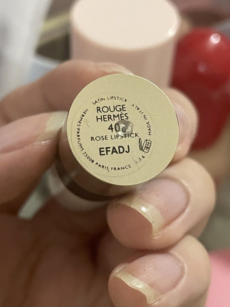 Pink Rouge Hermès Satin Lipstick (Category: Makeup) located in Manila. Submitted by ace_0822 (Listing ID 1461914273, Image 3). Description: .