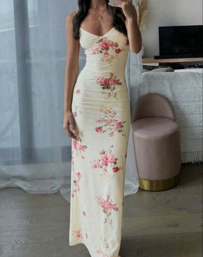Pink summer dress beach style halter (Category: Dresses) located in Manila. Submitted by venus_demilo (Listing ID 1461840841, Image 3). Description: .