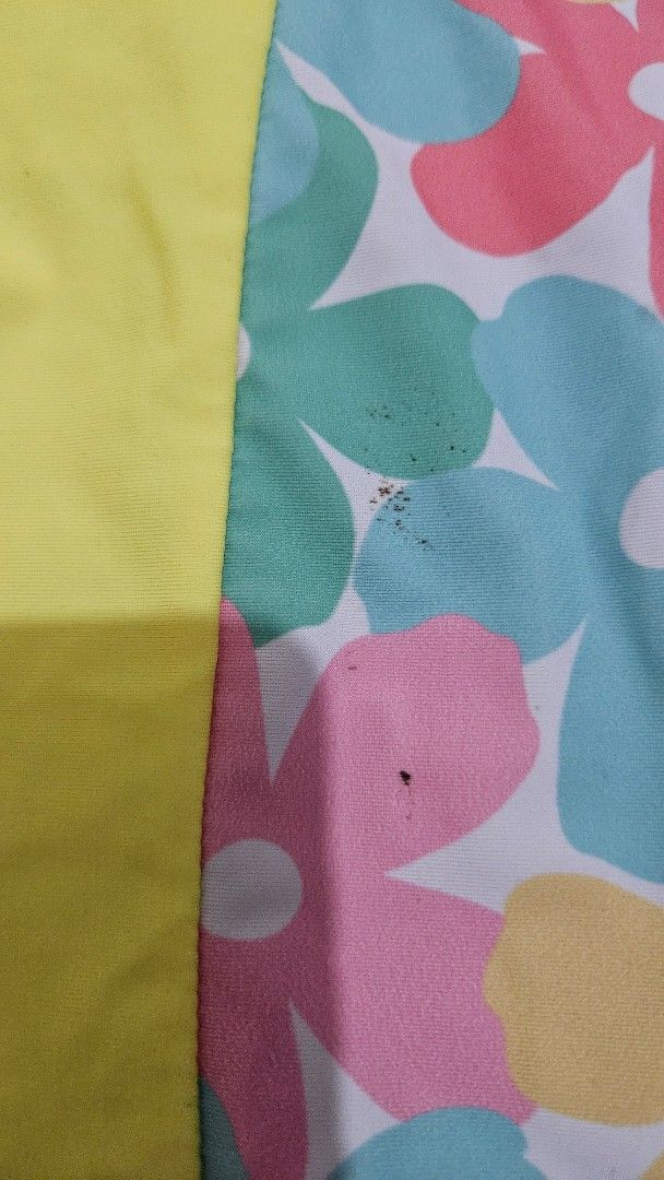 PL Shein rashguard, 10yo (Category: Babies & Kids Fashion) located in Pasig City. Submitted by amybelle15 (Listing ID 1461942299, Image 3). Description: Top and bottom set with padding Gently used Fits 9-10yo flaw: has few mildew.