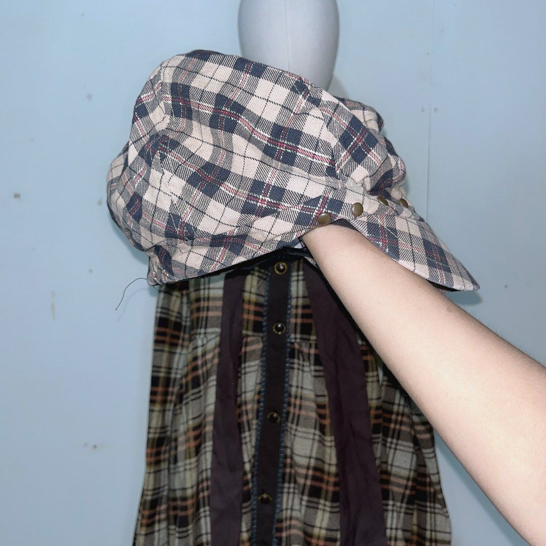Plaid Dress and Matching Cap Set (Category: Dresses) located in Bacoor. Submitted by meeeeeraaa (Listing ID 1461806046, Image 3). Description: Cute plaid bubble dress with long sleeves plus matching cap. Sold as a set..