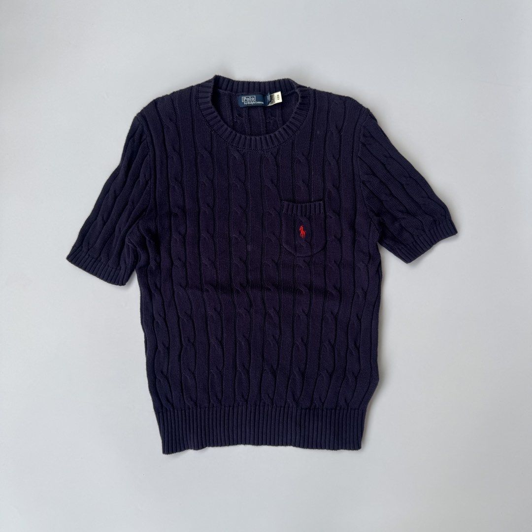 Polo Ralph Lauren Cable Knit SS (Category: Activewear) located in Iloilo. Submitted by 50houndidz (Listing ID 1461883801, Image 1). Description: Polo Ralph Lauren Cable Knit SS excellent no issue size: large measurements: 16 width 24 length dm for more questions .