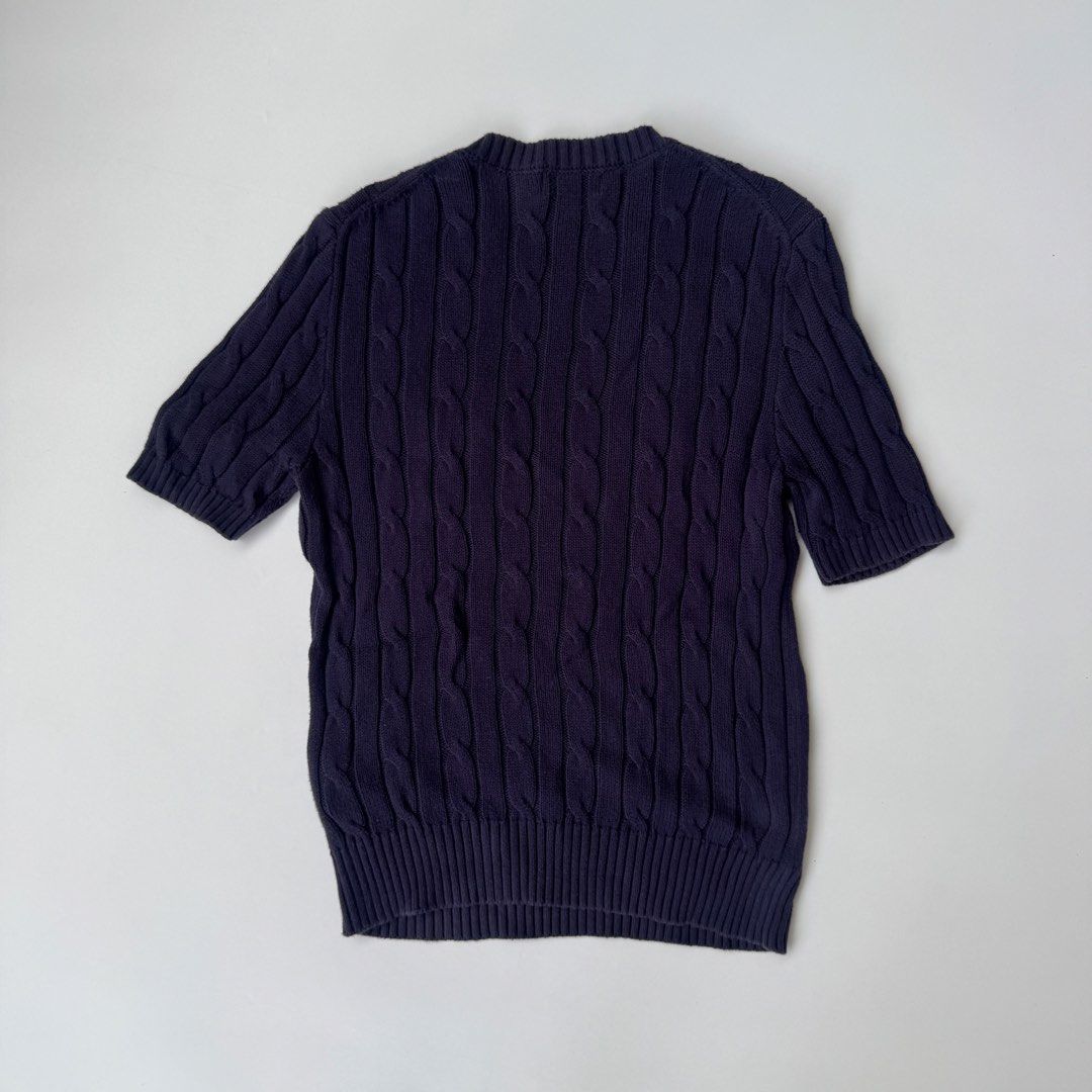 Polo Ralph Lauren Cable Knit SS (Category: Activewear) located in Iloilo. Submitted by 50houndidz (Listing ID 1461883801, Image 2). Description: Polo Ralph Lauren Cable Knit SS excellent no issue size: large measurements: 16 width 24 length dm for more questions .