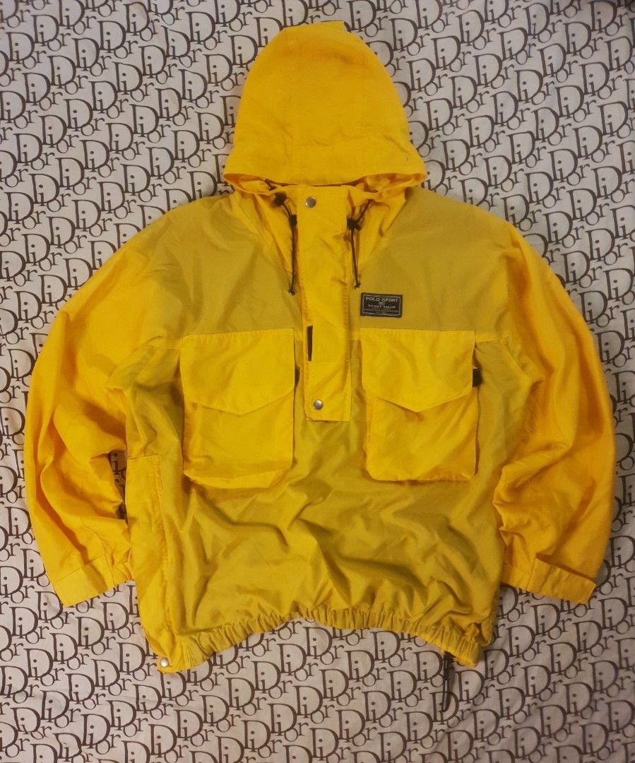 Polo Ralph Lauren quarter zip windbreaker (Category: Luxury Apparel) located in San Fernando. Submitted by retro.district. (Listing ID 1461993040, Image 1). Description: - Polo sport RL Ralph Lauren windbreaker, Quarter zip, parka, utility - Size: Large - Condition: Excellent - issue: zipper puller.