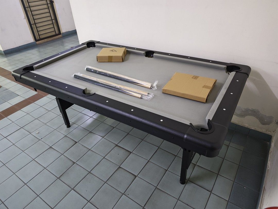 pool table (Category: Racket & Ball Sports) located in Kuala Lumpur. Submitted by ashok.srj (Listing ID 1461819801, Image 2). Description: folding pool table full set totally new self collect at cheras batu 9 .