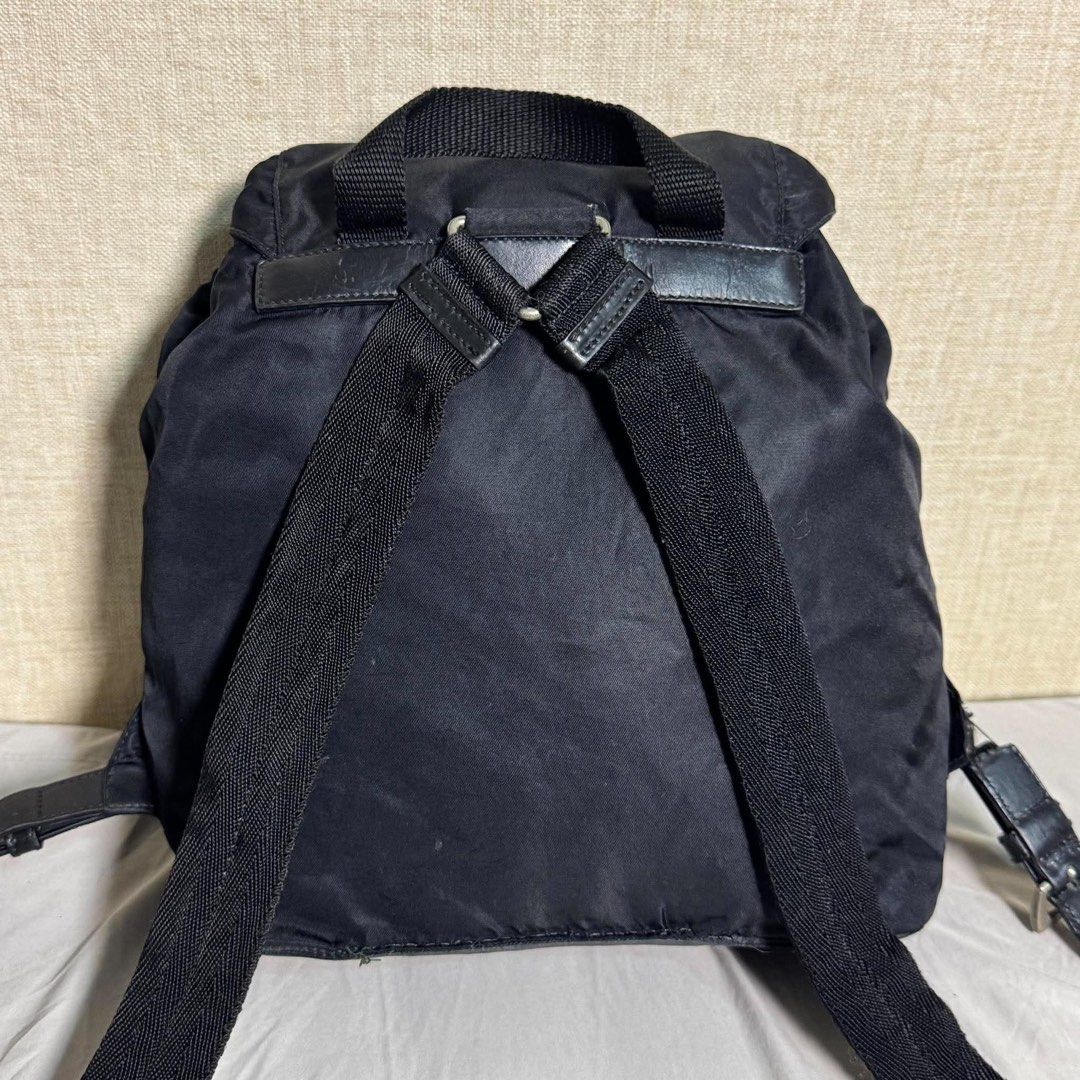PRADA BACKPACK (Category: Luxury Bags & Wallets) located in Claveria. Submitted by jhunaceeeeee (Listing ID 1461811208, Image 2). Description: 💯Authentic Project Bag Need paayos Maganda pa ang body Bag only.