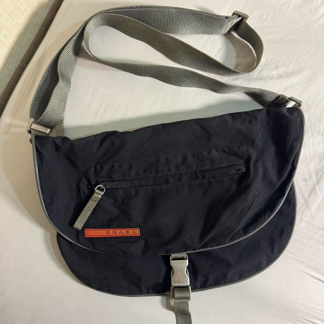 PRADA SLING BAG NYLON (Category: Luxury Bags & Wallets) located in Claveria. Submitted by jhunaceeeeee (Listing ID 1461810680, Image 1). Description: 💯Authentic No issue Bag only.
