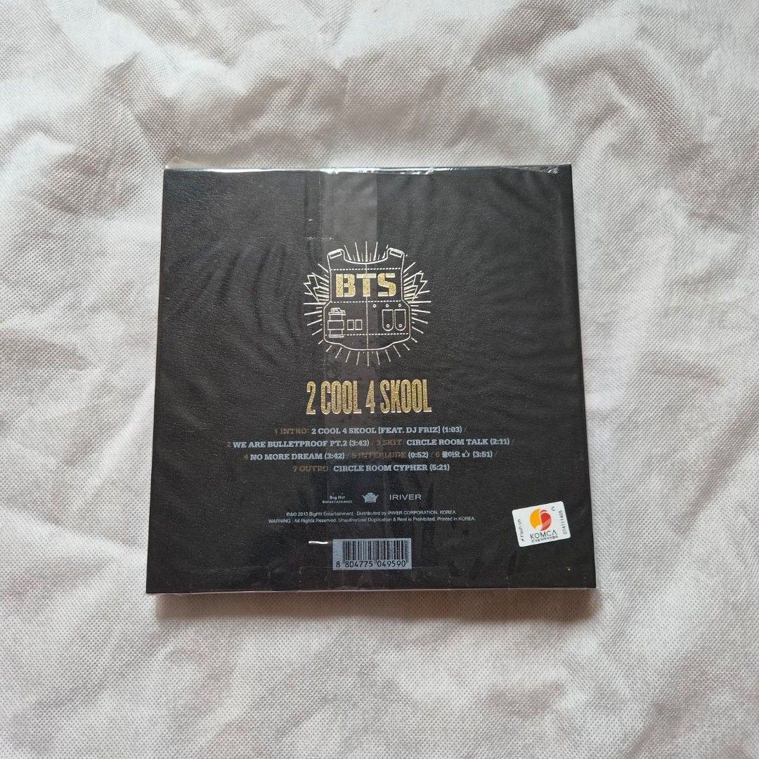 Pre-loved BTS Album 2 Cool 4 Skool (Category: CDs & DVDs) located in Quezon City. Submitted by bravewaters (Listing ID 1461821916, Image 2). Description: Complete inclusions except randoms In mint condition.
