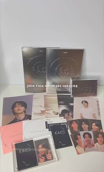 Pre-loved BTS Album Jimin FACE Set (Category: K-Wave Merchandise) located in Quezon City. Submitted by bravewaters (Listing ID 1461857949, Image 2). Description: Complete inclusions except PCs In mint condition.