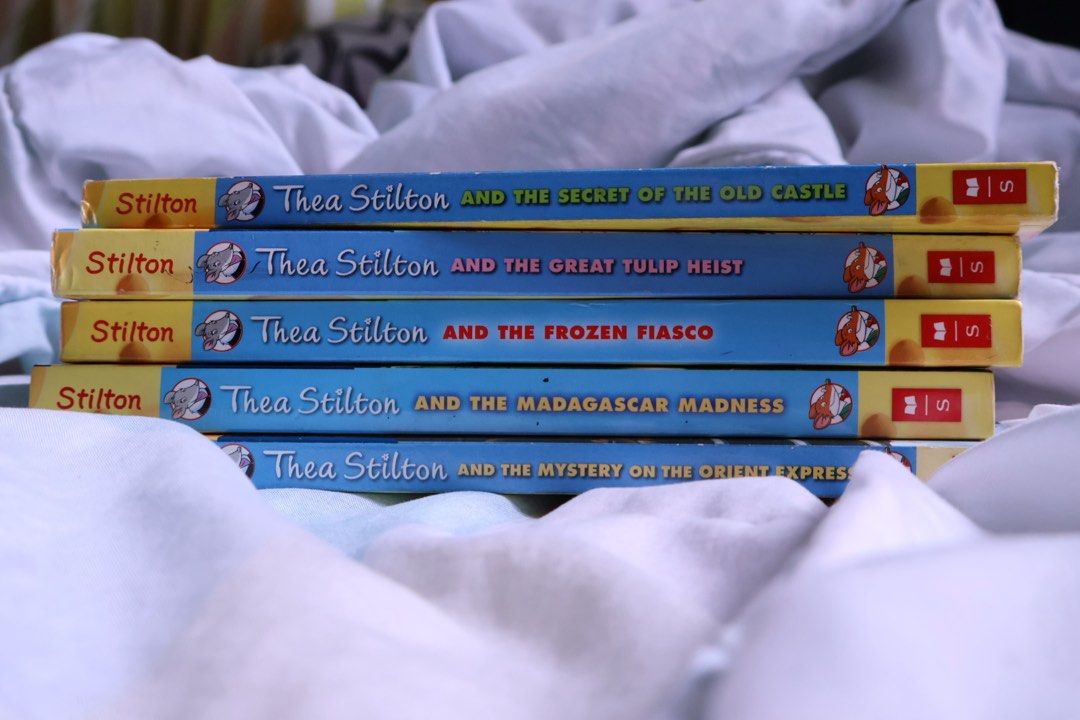 [PRE-LOVED] Thea Stilton Book Bundle (Category: Storybooks) located in Malabon City. Submitted by clarahbear (Listing ID 1461866519, Image 2). Description: All Bought From NBS (around 2016-2018).