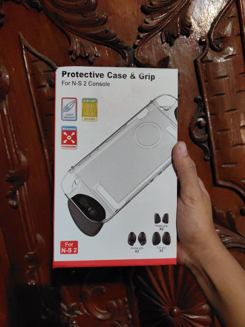Protective Case & Grip bundle for the Nintendo Switch 2 console (Category: Cases & Covers) located in Calamba. Submitted by princesspauliney. (Listing ID 1461958516, Image 1). Description: Protective Case & Grip bundle for the Nintendo Switch 2 console 130 only Shoppee check out Jnt direct courier Calamba laguna 16pcs available.