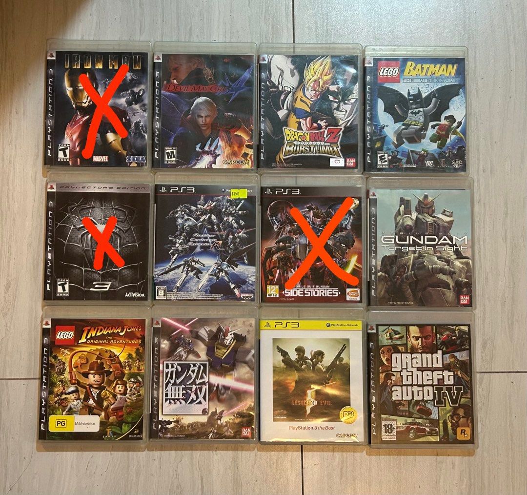 PS3 games （分類：PlayStation）位於 Hong Kong。 由 hei_gor_gor 提交（商品編號 1461032635，圖片 1）。簡介： $40/隻 宋皇臺/樂富MTR 順豐到付。