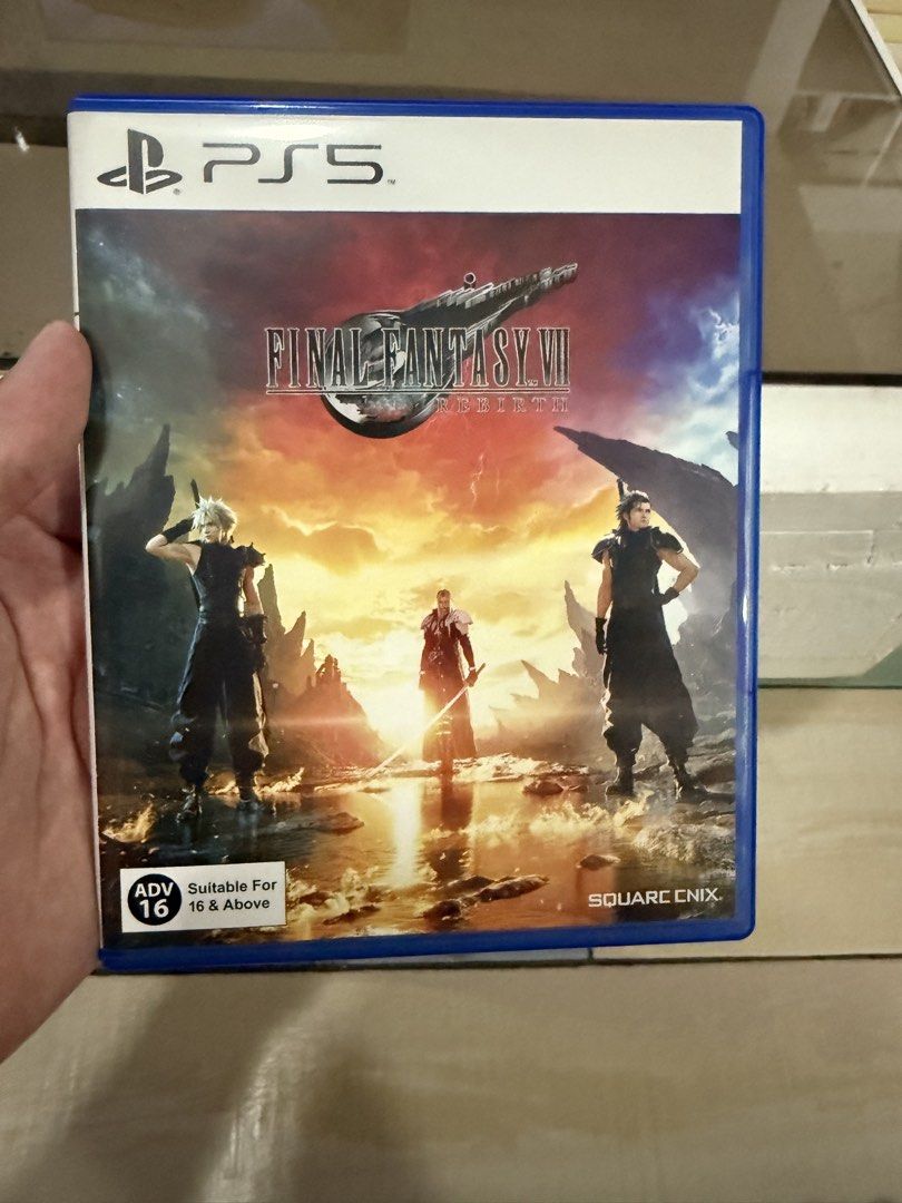 PS5 Final Fantasy VII Rebirth Game (Category: PlayStation) located in Bacoor. Submitted by jdg2896 (Listing ID 1461867486, Image 1). Description: - Final Fantasy VII Rebirth for PS5 - Includes voucher code (unused) - Region free - Classic RPG experience.