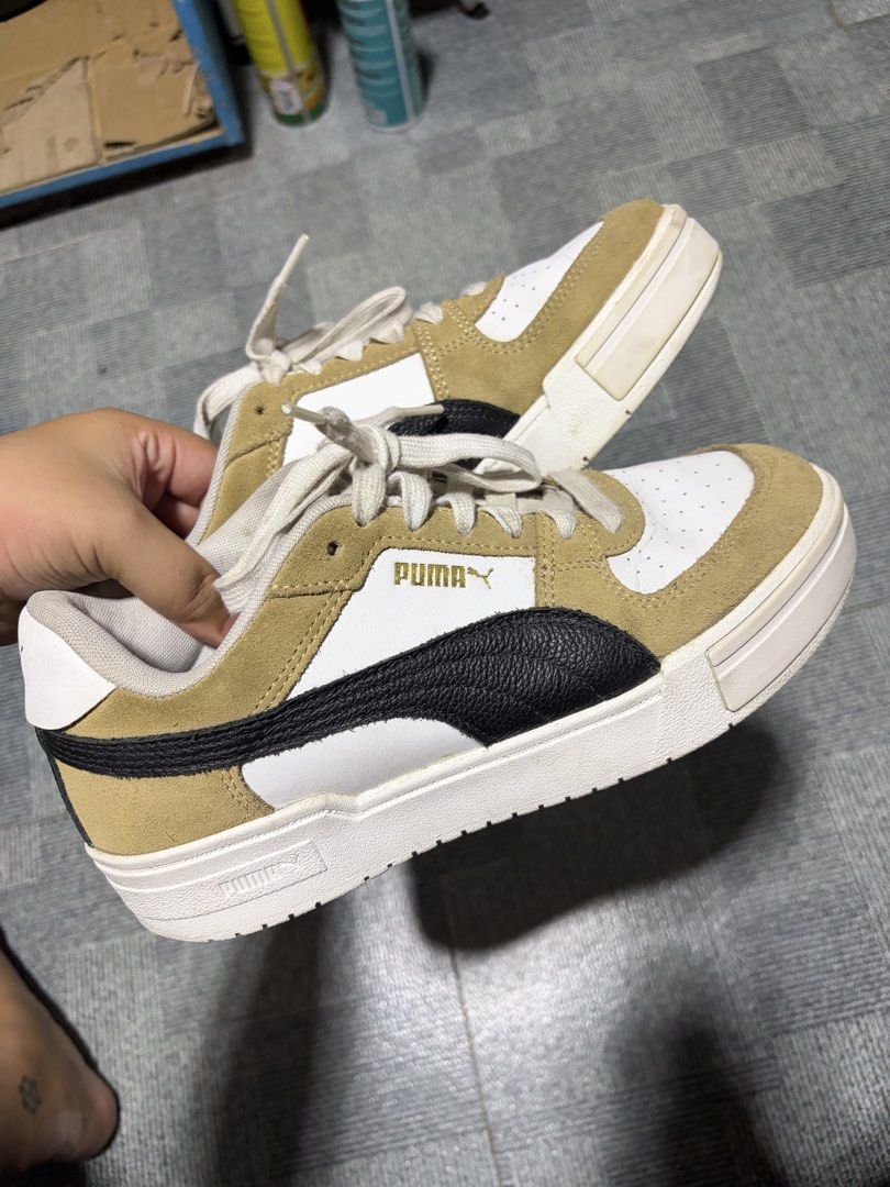 Puma CA Pro White Tiger's Eye (Category: Sneakers) located in Dasmarinas. Submitted by andrae03 (Listing ID 1461844471, Image 1). Description: Puma CA Pro White Tiger's Eye Size 40/ US 7.5 Bago pa. 4th times na nagamit po 📍Dasmariñas.