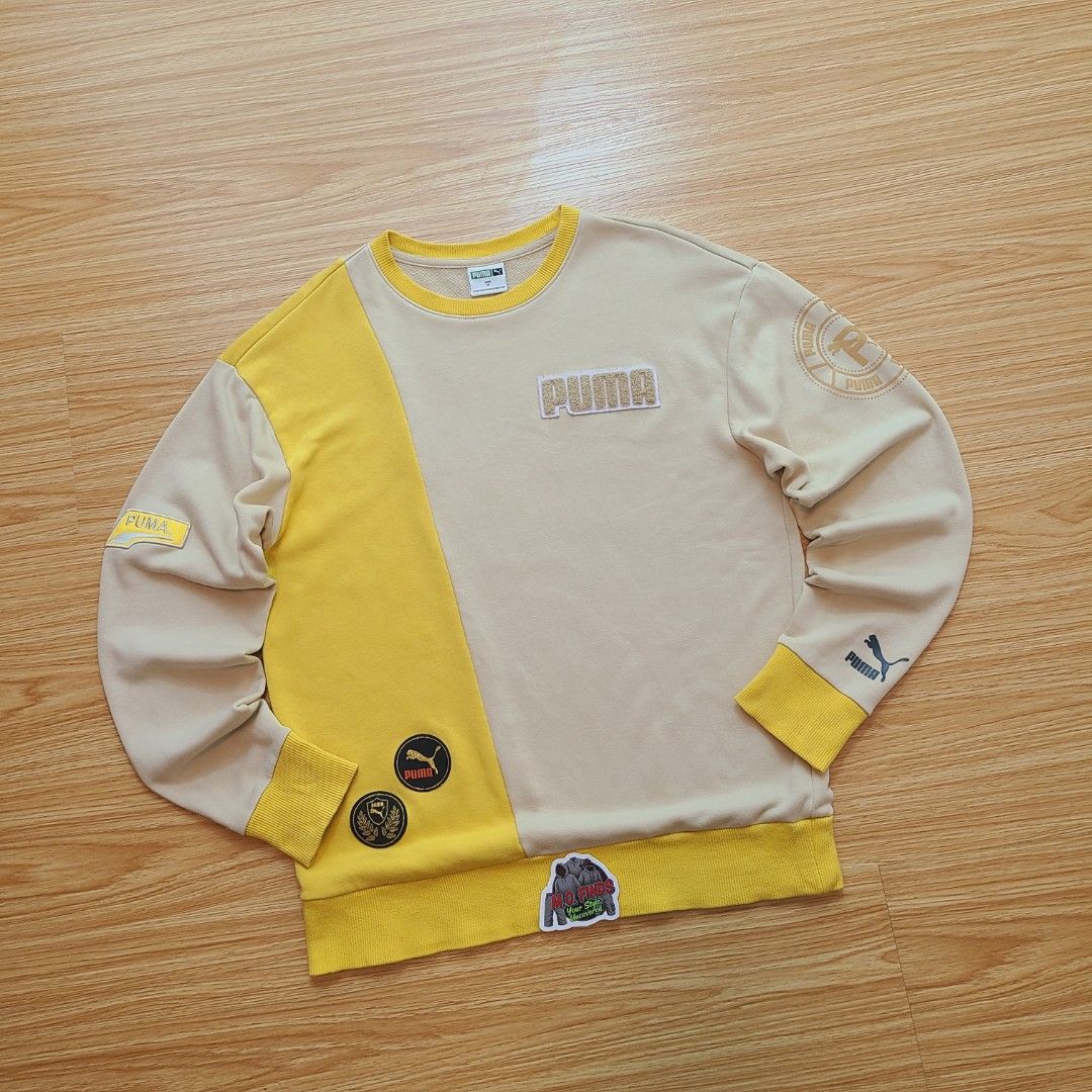 PUMA Mix Badge Long Crew Sweater (Category: Coats, Jackets and Outerwear) located in Quezon City. Submitted by mofinds.ph (Listing ID 1461830092, Image 1). Description: Size: XS Dimes: 21x26 Condition: Excellent/Great condition MOP: BPI DELIVER: LALAMOVE OR J&T MEETUP/PICKUP: Victoria Tower D, Mother Ignacia Ave., Brgy. Paligsahan, Diliman, Quezon City.