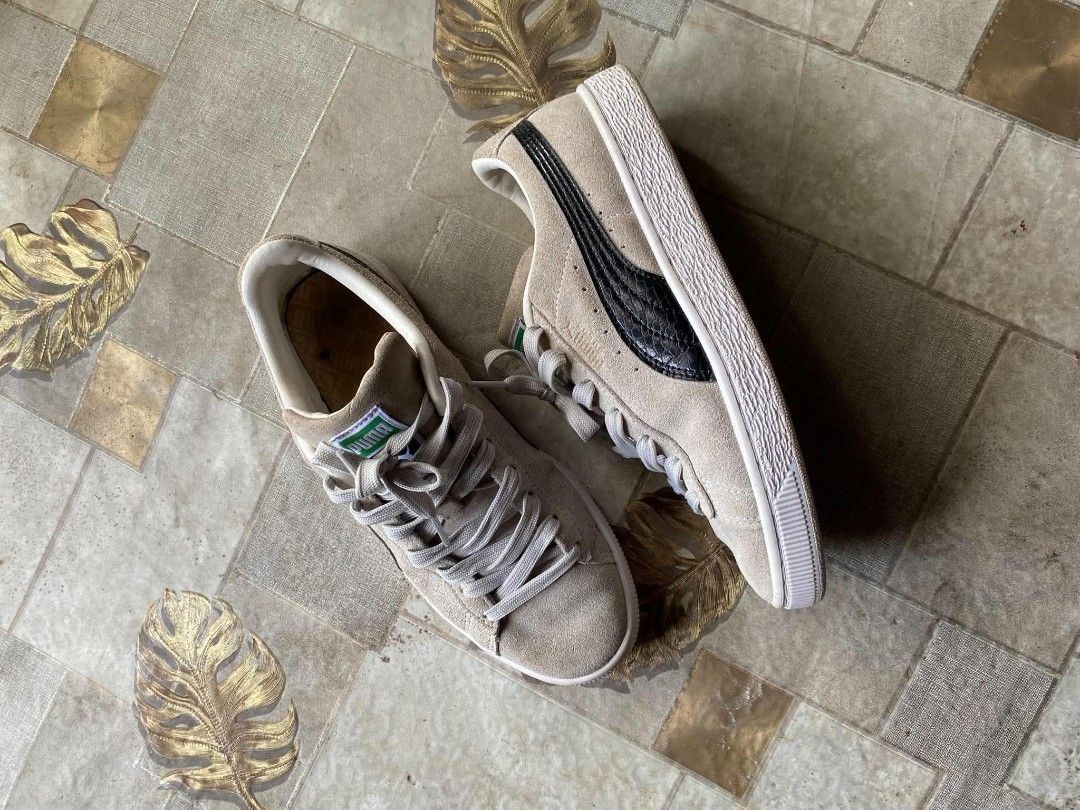 PUMA SUED SHOES (Category: Casual Shoes) located in Dipolog. Submitted by 2hccollective (Listing ID 1461926480, Image 1). Description: GOOD CONDITION NO ISSUE 9/10 COLORATE SIZE 6 US SIZE 38 EURO.