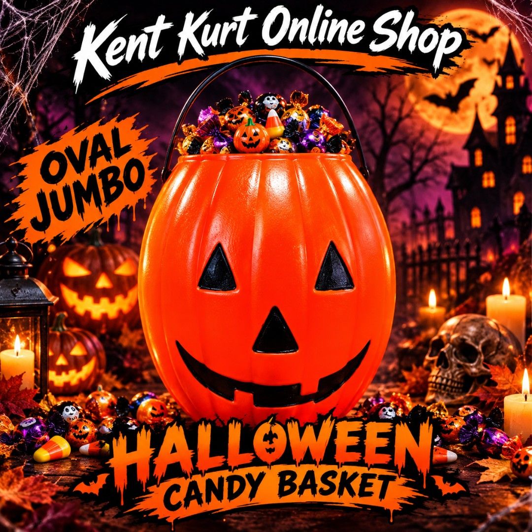 Pumpkin Halloween Candy Basket (Category: Occasions & Party Supplies) located in Manila. Submitted by kent_kurtonlineshop (Listing ID 1461895098, Image 3). Description: Jumbo Size Color Purple Pink Orange And Oval Orange 120.00 Skull Medium 100.00 Special Discount For Bulk And Wholesale Minimum 6Pcs.