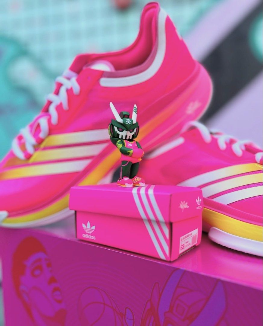 KQ63 MicroTeq Adidas Toy with Box (Category: Designer & Blind Box Toys) located in Quezon City. Submitted by prettydollph (Listing ID 1461848619, Image 1). Description: Limited-edition "KQ63" MicroTEQ figure Brand new with box (Sealed) This highly sought-after art toy was created as part of the special hyperlocal collaboration between world-renowned Filipino toy designer Quices, collegiate basketball standout Kevin Quiambao, and adidas Philippine