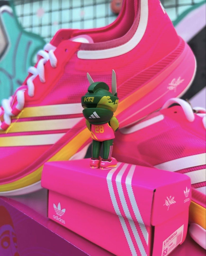 KQ63 MicroTeq Adidas Toy with Box (Category: Designer & Blind Box Toys) located in Quezon City. Submitted by prettydollph (Listing ID 1461848619, Image 3). Description: Limited-edition "KQ63" MicroTEQ figure Brand new with box (Sealed) This highly sought-after art toy was created as part of the special hyperlocal collaboration between world-renowned Filipino toy designer Quices, collegiate basketball standout Kevin Quiambao, and adidas Philippine