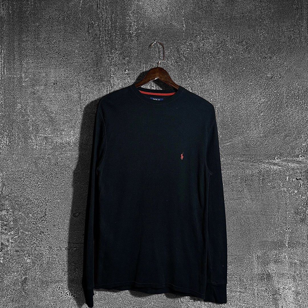 Ralph Lauren RL Waffle Knit Pullover (Category: Tshirts & Polo Shirts ) located in Quezon City. Submitted by donklasiko (Listing ID 1462032323, Image 1). Description: Condition: 9.5+/10 Pristine condition Issue: non Refer to the dimension 🤗 PM FOR MORE DETAILS NO RETURN, NO EXCHANGE & NO REFUND! ✅I ALSO ACCEPT TRADE/SWAP TO ANYTHING JUST DROP YOUR OFFER Please manage your expectations, this is a secondhand item. What you see is what you get 😊 �