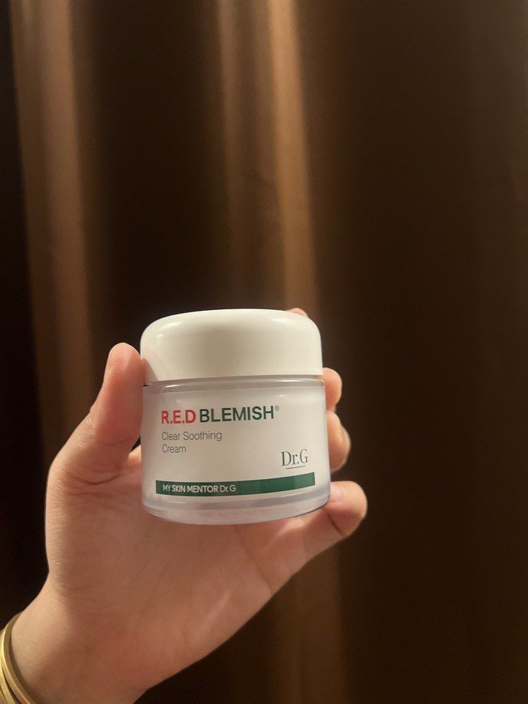 R.E.D/RED Blemish Clear Soothing Cream (Category: Face Care) located in Cainta. Submitted by rsshopacc (Listing ID 1461909356, Image 1). Description: Just opened, i still have another tub. Expires in 2028 Purchased from Korea. It was very popular there so I had to try for myself Rfs: decluttering excess skin care.
