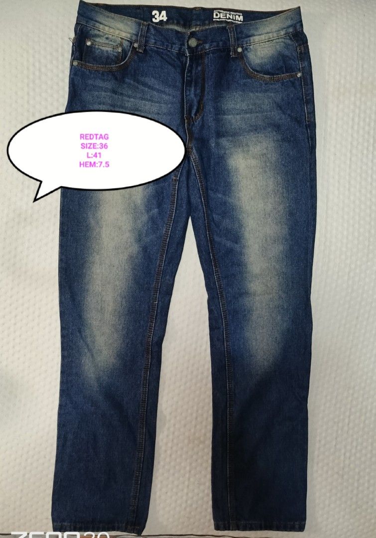 REDTAG JEANS MEN 36 (Category: Jeans) located in Quezon City. Submitted by ahyaladyblue (Listing ID 1461962182, Image 1). Description: .