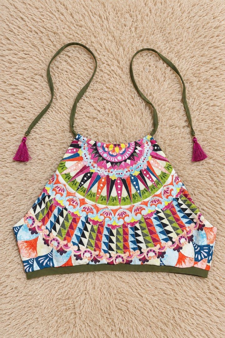 Reversible Boho Halter Bikini Top (Category: Bikinis & Swimsuits) located in Quezon City. Submitted by dearpretty.ph (Listing ID 1461861347, Image 1). Description: XS-Medium size Camera used: iPhone 15 Pro Max Colors may slightly vary due to lighting.