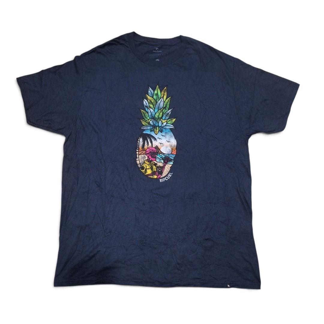 Rip Curl Tshirt (Category: Tshirts & Polo Shirts ) located in Calatrava. Submitted by freecyclethreads (Listing ID 1461973964, Image 1). Description: Rip Curl Tshirt Excellent Condition With small loose stitch sa hem. Size XL, Standard Fit Length - 31.5 Width - 23 Mine: 280 .