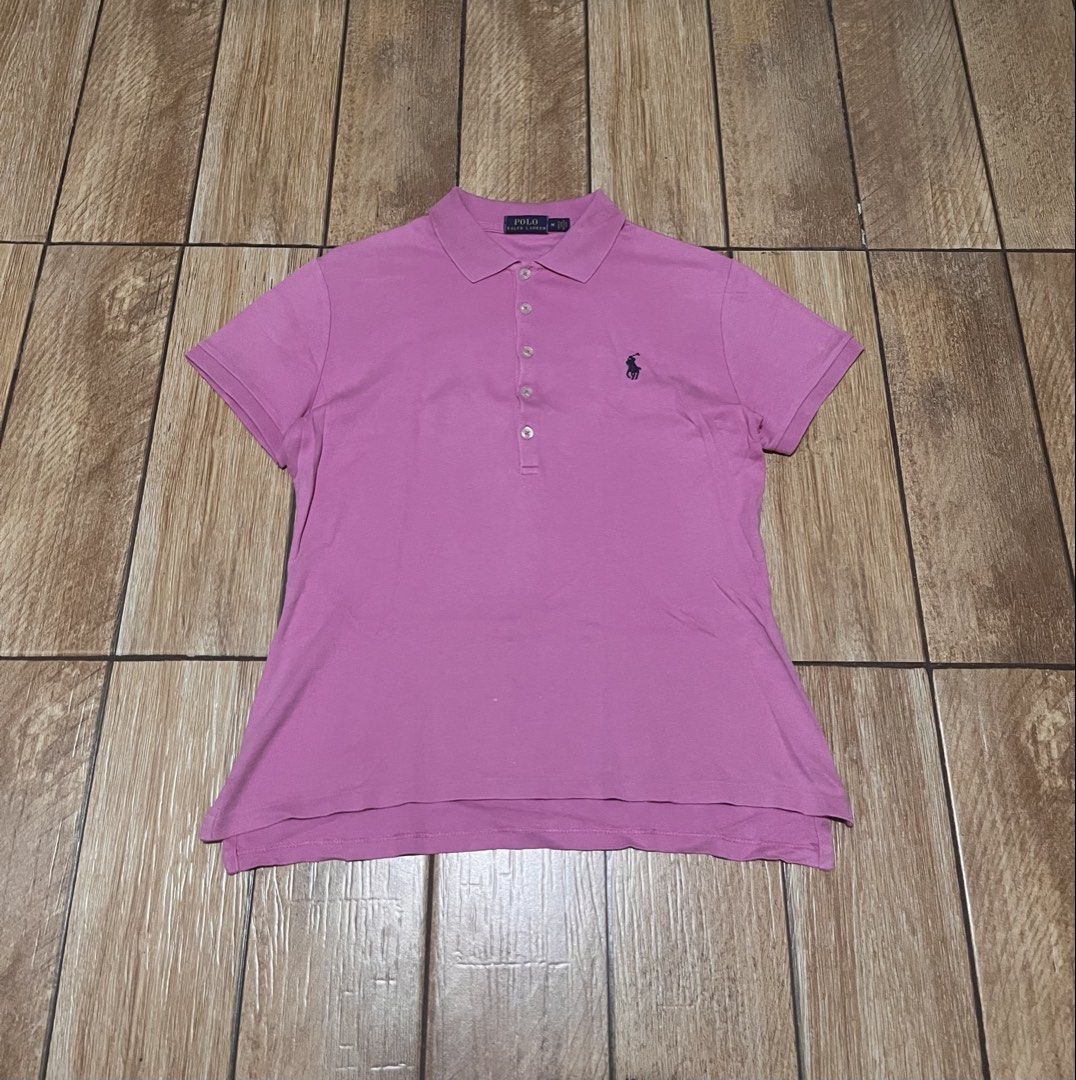 RL Pink Mini Pony (Category: Shirts) located in Paranaque City. Submitted by kuuuurt (Listing ID 1461822547, Image 1). Description: Good Condition Color rate 9/10 Minimal dot stain Tagged M Width 17 Length 22 🏷️ 200 + Shipping fee 📦Shipping Nationwide via J&T 📍Parañaque 1700.