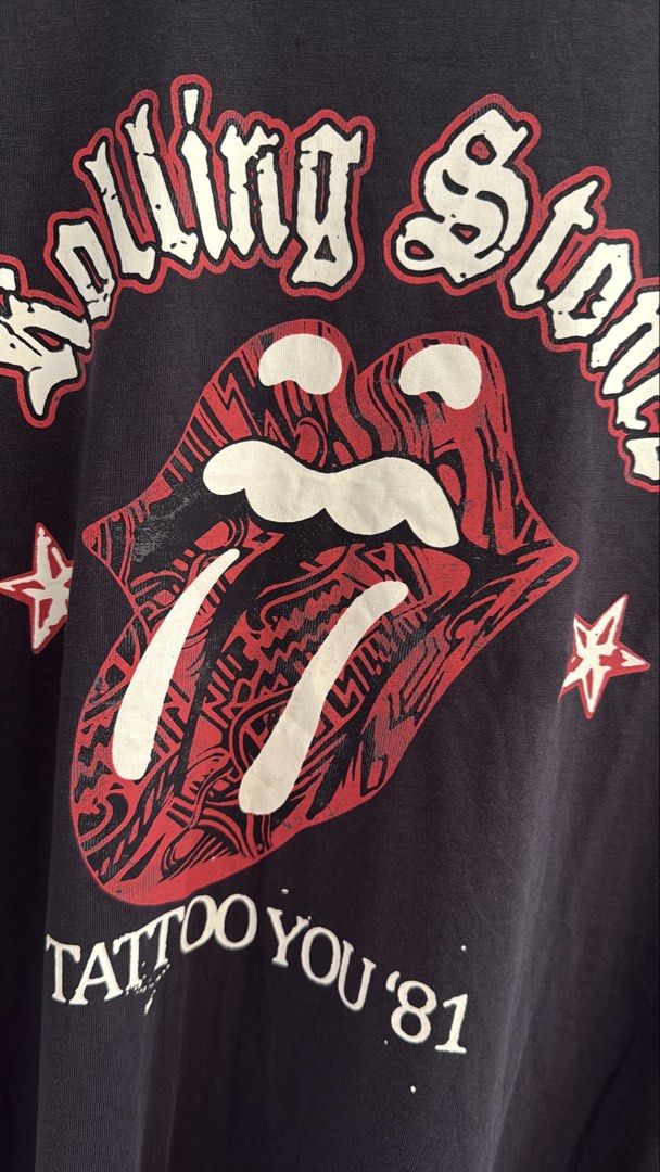 ROLLING STONES (Category: Shirts) located in Cavite. Submitted by handpickedshirts (Listing ID 1461816507, Image 2). Description: New Approx L29in W21in and W23in laid flat No backprint.