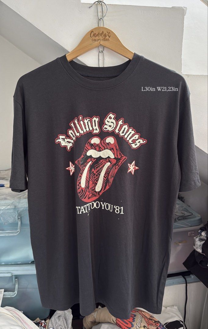 ROLLING STONES (Category: Shirts) located in Cavite. Submitted by handpickedshirts (Listing ID 1461816507, Image 1). Description: New Approx L29in W21in and W23in laid flat No backprint.